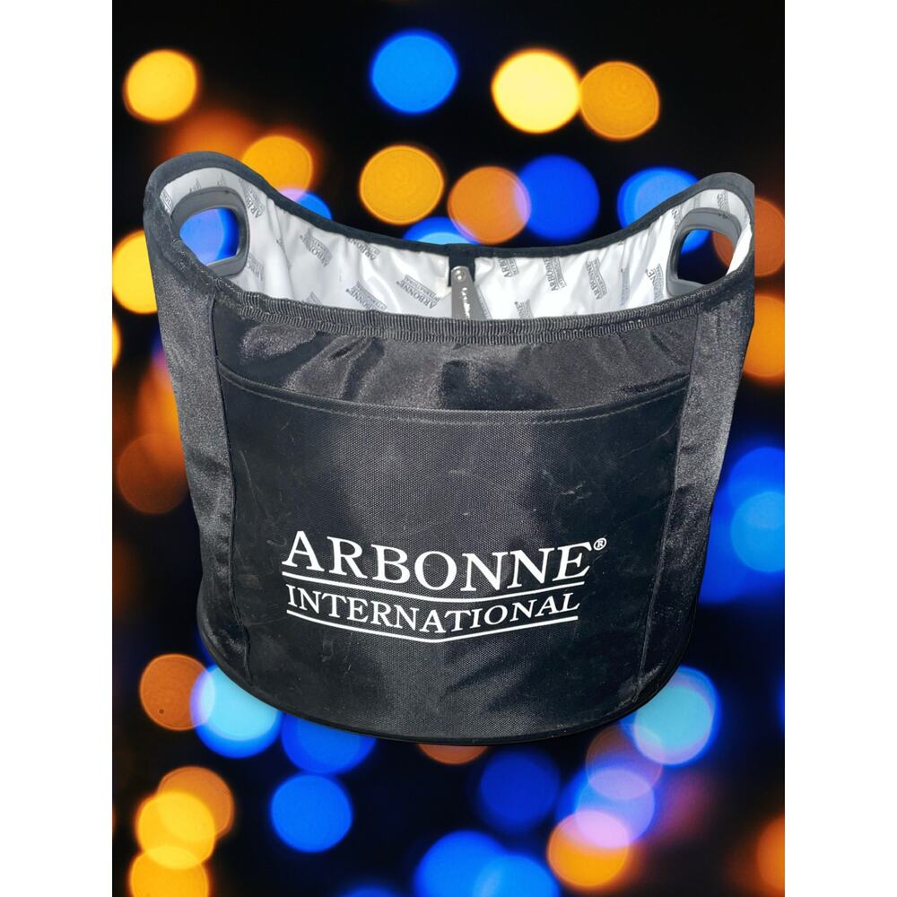 Arbonne International Collapsible Ice Bucket Vinyl Picnic Tool Bottle Opener